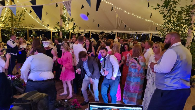 Wedding disco in Cambridgeshire, with DJ Gary Sulter